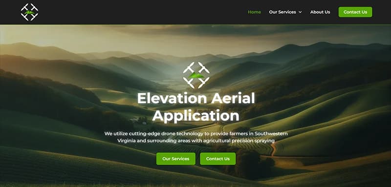 Website Build for EAA - Elevation Aerial Application project by ProStart Solutions