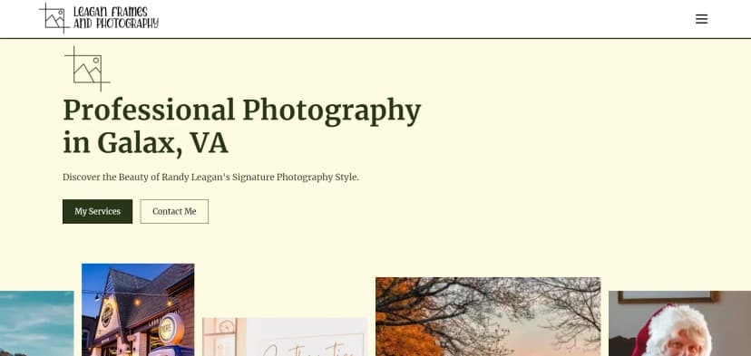 Website Build for Leagan Frames and Photography - Leagan Frames and Photography project by ProStart Solutions