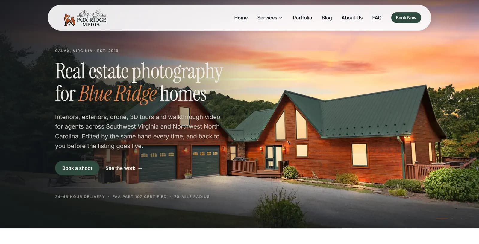 Fox Ridge Media website screenshot