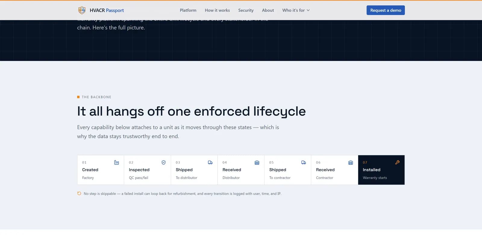 HVACR Passport screenshot 1