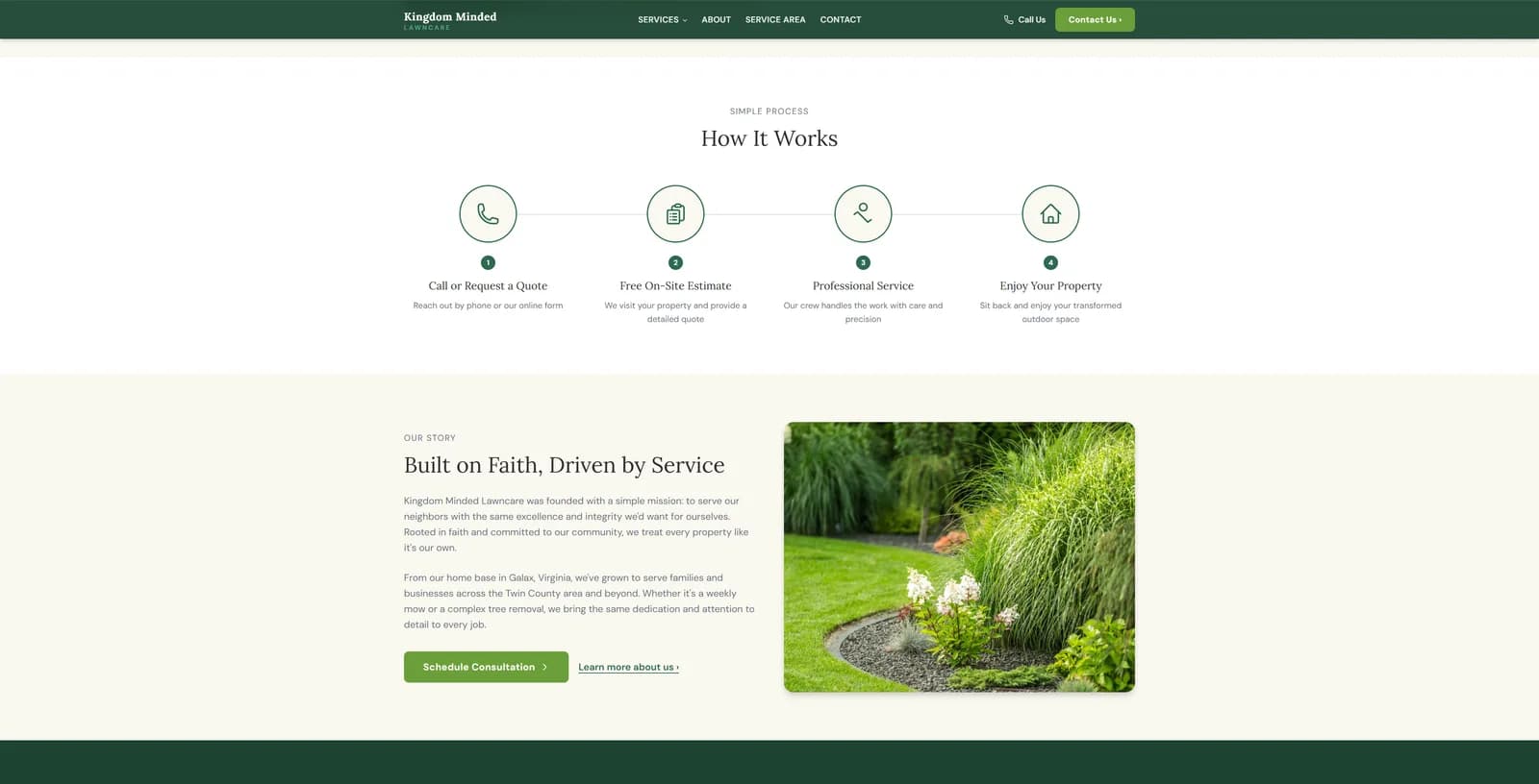 KM Lawn Care VA screenshot 1