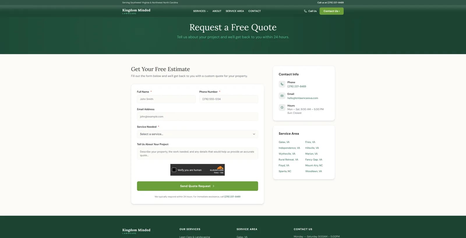 KM Lawn Care VA screenshot 3